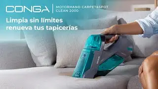 Limpiatapicer&iacute;as de mano Conga MotorHand Carpet&Spot Clean 2000. Potencia 90W y 25mins de autonom&iacute;a.