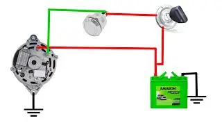 How to wire classic alternator | how to connection bolt type alternator | car alternator wiring 