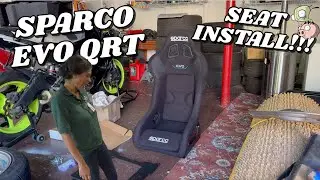Installing A New Bucket Seat In My 370Z!!! | SPARCO EVO QRT Bucket Seat