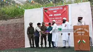 78th independence Day 2024, Army officer Addressing, BMS Churanda Uri