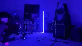 Gong Experiment + 222 Hz Brow Chakra Gong into Red Tensor Pedal into Bass Amp