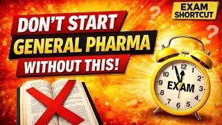 DON&rsquo;T Start General Pharma Without This | Exam-Oriented Question Strategy 🔥