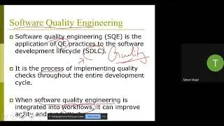 Software Quality Engineering Tutorial # 6- Software Quality Engineering part 1