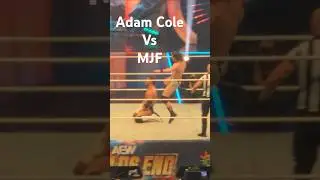 ADAM Cole vs MJF at AEW Worlds End in Orlando Canadian Destroyer #like #subscribe #wrestling #Aew