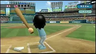 WiiU Wii Spots CIub　ベースボール（baseball）　トレーニング・ホームラン競争（Training home run competition）IOHD0792