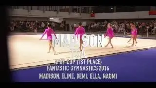 Ahoy Cup Fantastic Gymnastics 2016 (MadisonEkkel) Hoops Routine TSA