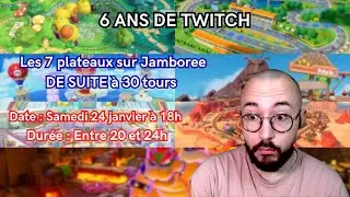 DEFI : FAIRE LES 7 PLATEAUX DE MARIO PARTY JAMBOREE EN UN SEUL STREAM venez nous soutenir 3/3