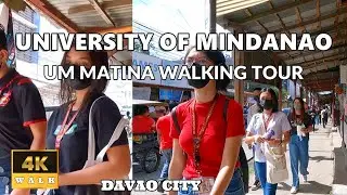 THE STUDENS ARE FINALLY BACK! UNIVERSITY OF MINDANAO DR. WALKING TOUR, PHILIPPINES [4K]