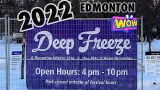 Byzantine Winter Fesitval 2022 || Deep Freeze Edmonton #deepfreeze #edmonton #yeg #winterspecial