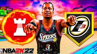 THIS 99 OVR ALLEN IVERSON “2-WAY 3PT PLAYMAKER” BUILD IS A GLITCH in NBA 2K22