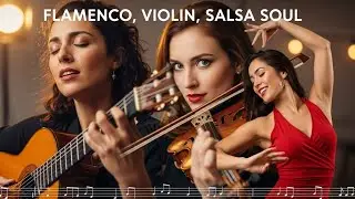 Flamenco Violin & Salsa Rhythm – A Passionate Latin Instrumental