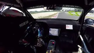 Jonas Karklys rally after tire blew up, Slovakiaring