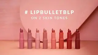 LIP BULLET BLP SWATCHES 8 COLORS || BLP BEAUTY