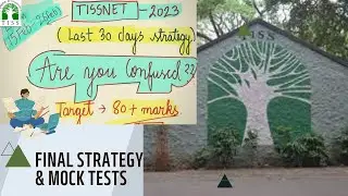 TISSNET 2023 | last 30 days remaining #tissnet2023 #tiss_mumbai #tissnetexampreparation