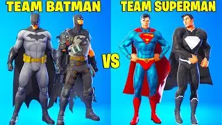 TEAM BATMAN vs TEAM SUPERMAN in Fortnite Dance Battle!