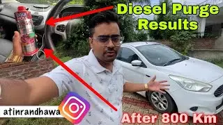 Result of diesel purge after 800 km in Ford figo