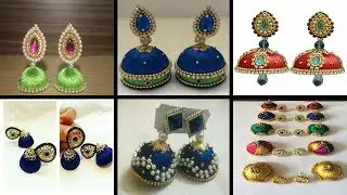 SHALINI LADIES CORNER  LATEST MODEL  SILK THREAD  EARRINGS  DESIGNS  FOR U