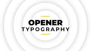 Intro Tipogr&aacute;fica - Tutorial After Effects