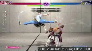 Chun Li - Jumping Heavy Basic Kikoken | Street Fighter 6 Combo Guide