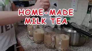 How to Make Milk Tea (DIY) | Tapioca Pearl Recipe | Boba Milk Tea