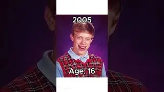 Bad Luck Brian Meme Recreation Then vs Now-ish (2005 vs 2023) #shorts #memes #nostalgia #memories