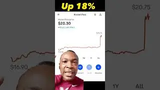 Rocket Pool Crypto is up 18 percent
