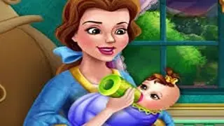 Disney Princess Belle Baby Feeding - Games for Girls