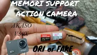 JANGAN ASAL BELI‼️TUTORIAL SD CARD SPEED IS LOW DI ACTION CAMERA AKASO V50X ||