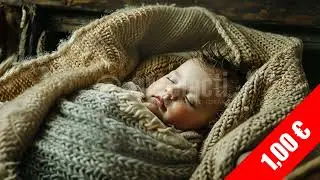 Knitted Swaddle Baby Sleep | HD Tender Stock Video