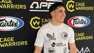 Reece McEwan | Post-Fight Interview - Cage Warriors 156