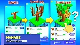 Tap Tower - Idle Builder gameplay walkthrough (android, iOS game)! ❤️ #shorts
