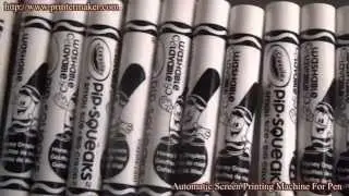 High Speed Mark Pen  Automatic Screen Printing Machine