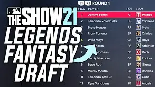 MLB LEGENDS FANTASY DRAFT CHALLENGE IN MLB THE SHOW 21 FRANCHISE