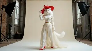 Mimi&rsquo;s First Photoshoot| From Studio to Magical Blossom World| Cute Cat Adventure| Paws and Poses