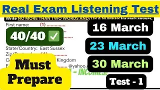 IELTS LISTENING PREDICTION OF 16 MARCH | 16 MARCH IELTS EXAM PREDICTION | IELTS LISTENING TEST |
