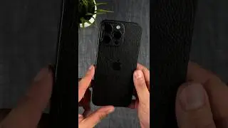 Spot the Riders Black Leather? It&rsquo;s our signature, vegan-friendly skin from Qskinz 🖤 #iphone
