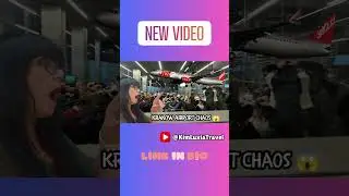 Krak&oacute;w Airport Chaos 😱✈️ #krakowtrip #jet2 #travel