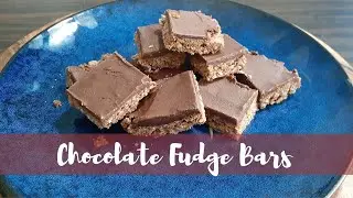 Chocolate Fudge Bars Recipe | No Eggs or Milk!