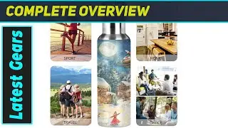 KEEPREAL Cartoon Snow House Bottle: Amazing Insulated Water Bottle!