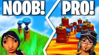 Испытание «НУБ против ПРО против ХАКЕРА» (Deathrun Challenge)! (Творческий режим Fortnite)