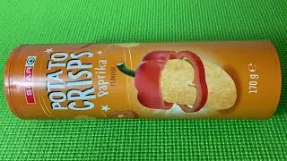 Spar Chips Potato Crisps Paprika Unboxing | Crisps Unboxing | Satisfying Video ASMR #crispy