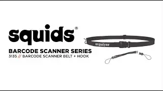 The Squids&reg; 3135 Barcode Scanner Belt Secures Scanners On the Hip for Quick Access & Protection