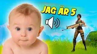 Trollar min vän MED BEBIS RÖST I FORTNITE