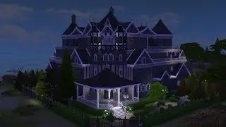 Sims 4 Vampire Murder Mansion Speed Build (1/3)