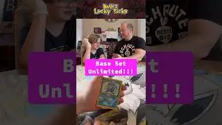 Pok&eacute;mon Base Set Unlimited Holo Pull! #pokemon #pokemontcg #shorts #charizard #thanks #hitmonchan