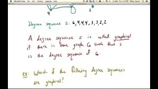 Degree sequences - 4
