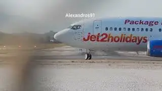 Boeing 737-33V by Jet2 take off at Zante airport #jet2 #jet #boeing737 #boeing #zante #takeoff 