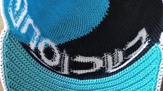 Fazendo o Acabamento no Boné de Crochê Queimando as Linhas