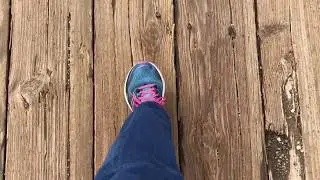 Walking on the historic Kiskatinaw Bridge