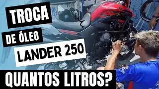 Troca de &oacute;leo da LANDER 250 #lander #yamaha #lander250 #motos